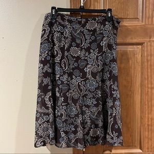 Pendleton silk skirt